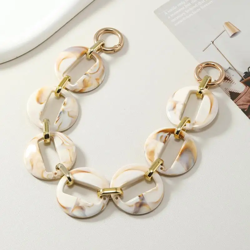 Acrylic Handbag Chains 34cm Fashion DIY Purse Replacement Strap for Tote Crossbody Bag Women Gift Accessory - view 5
