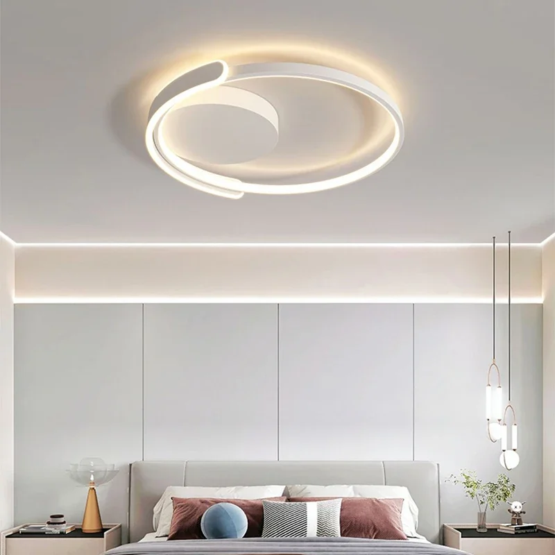 Moderne Led Plafondlamp Voor Slaapkamer Woonkamer Eetkamer Keuken Dimbare Kroonluchter Minimalistische Binnenverlichting Armatuur