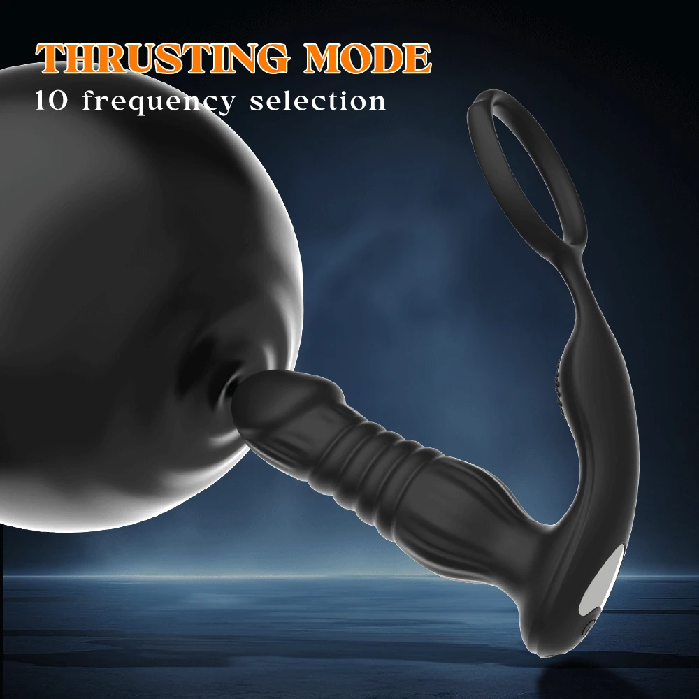 التوجه المكونات الشرج الذكور البروستاتا تدليك الهزاز للرجال التحكم عن بعد بعقب المكونات مع حلقة القضيب مثلي الجنس الشرج محفز لعبة الجنس #6