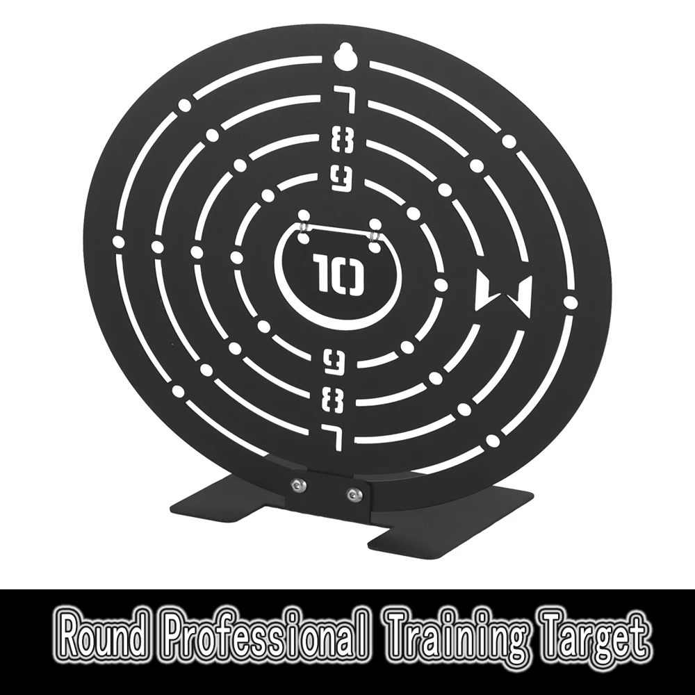 

Тактическая круглая профессиональная тренировочная мишень для стрельбы, спортивная уличная прочная металлическая тренировочная мишень из нержавеющей стали