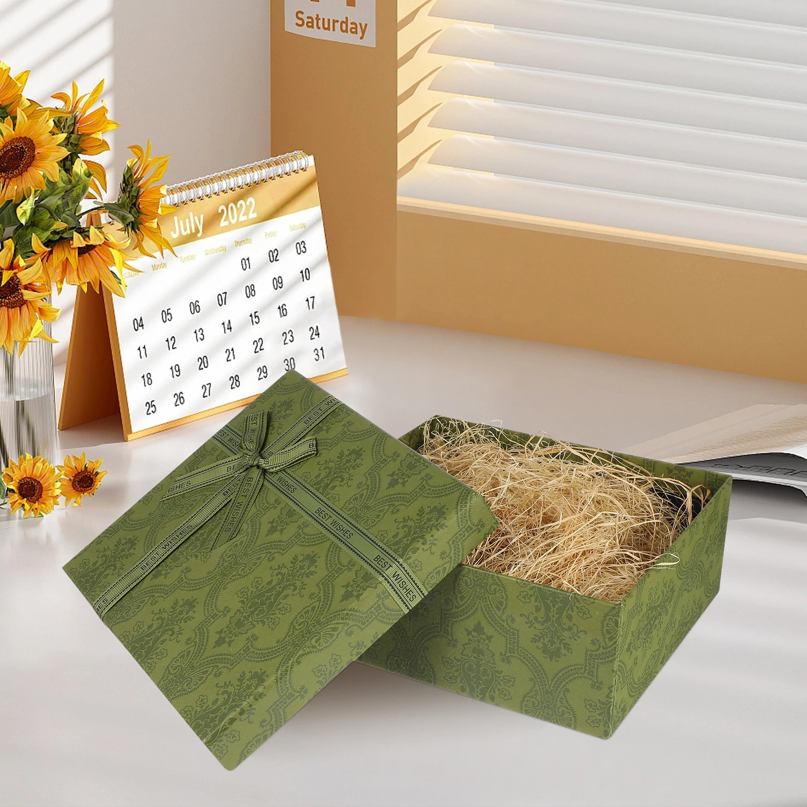 

1Pack Raffia Shredded Filament Eco Friendly Wedding Favor Box Filling Material Gift Packaging Basket Filler