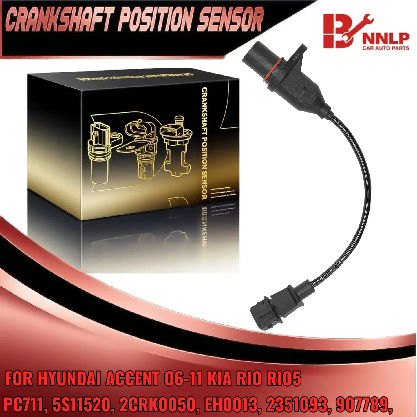 

Crankshaft Position Sensor for Hyundai Accent 2006-2011 Kia Rio 2006-2010 EH0013 2351093
