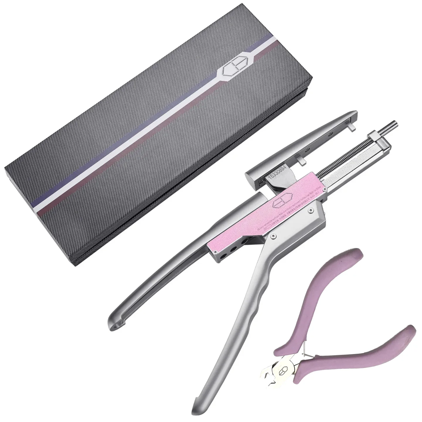 

6D Hair Extensions Machine Tool Kit - 6D Second Generation Mechanical Hair Extension Tool Hair No-Trace Hair Extensions Kit Tool
