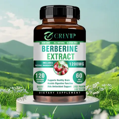 Berberine Capsules 1200mg - Improves Gut and Digestive Health, Immune Support, and Promotes Blood Sugar Balance - 120 Capsules