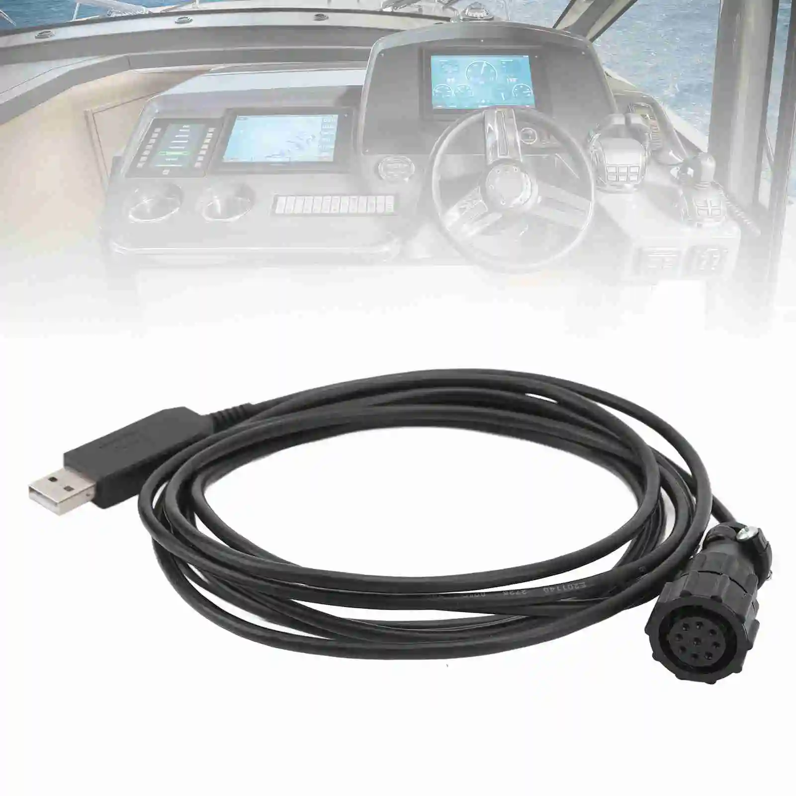 NPC-100 AIS Pilot Plug Data Cable Marine Cable Length AIS Plug USB Data Cable for Marine Navigation Software