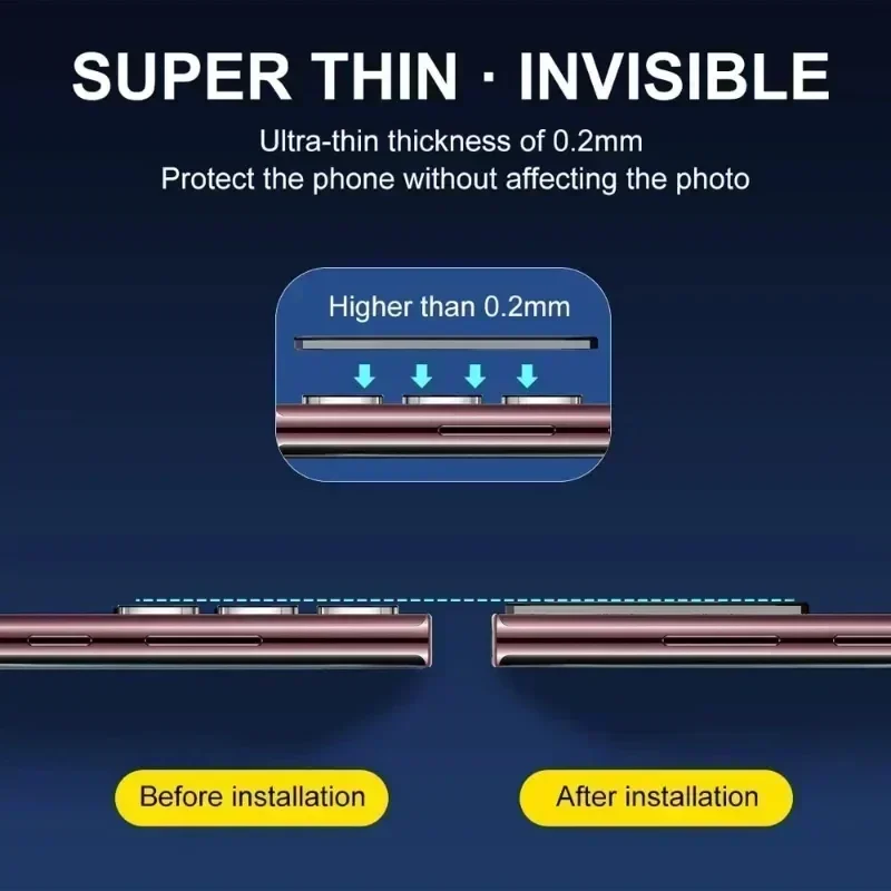 풀 커버 카메라 유리, 삼성에 적합한 갤럭시 S23 S22 S21 울트라 S23 S22 S21 플러스 렌즈 스크린 보호대 필름 투명 유리, 3 개