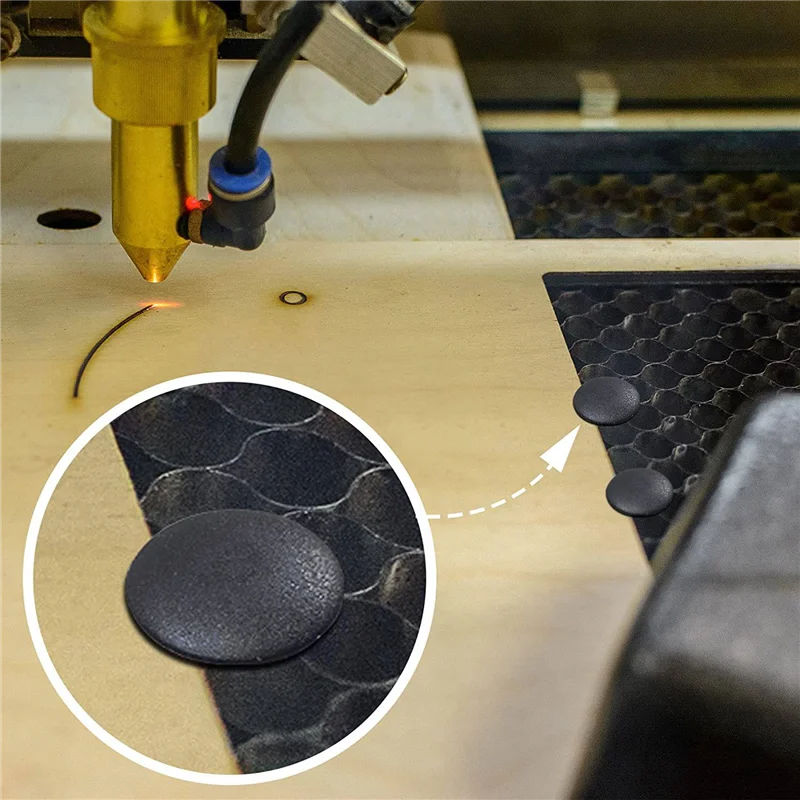 A88X 100 قطعة 7.5-8 مللي متر دبابيس العسل العسل الليزر السرير عقد أسفل دبابيس العسل تحديد إبرة الليزر حفارة الملحقات