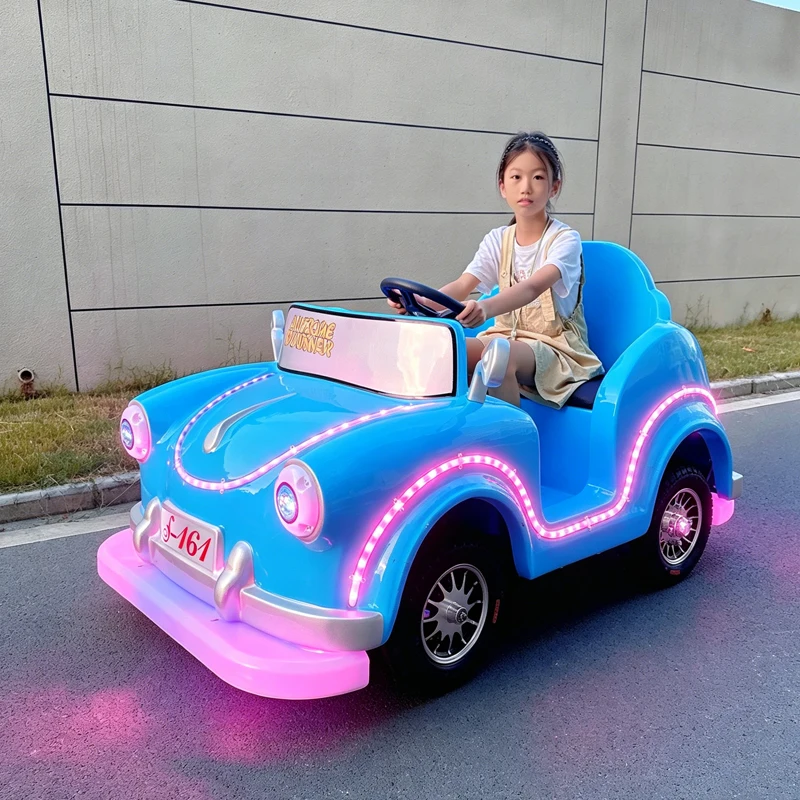 Outdoor Lighting Rental - Outdoor Playground Panda Theme Bumper Cars,