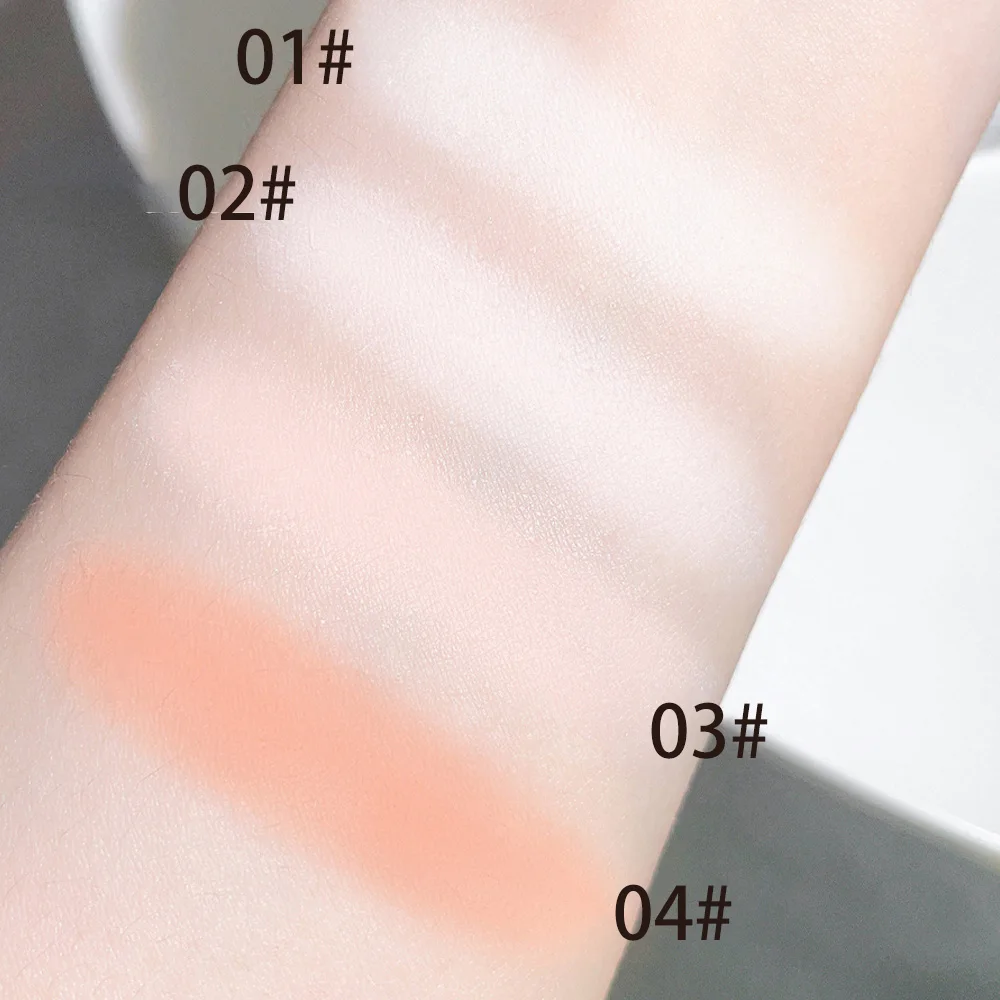 Matte Monochrome Eyeshadow Palette Natural Light Highlighter Powder For Delicate Eye Contouring White Jade Brightens Makeup