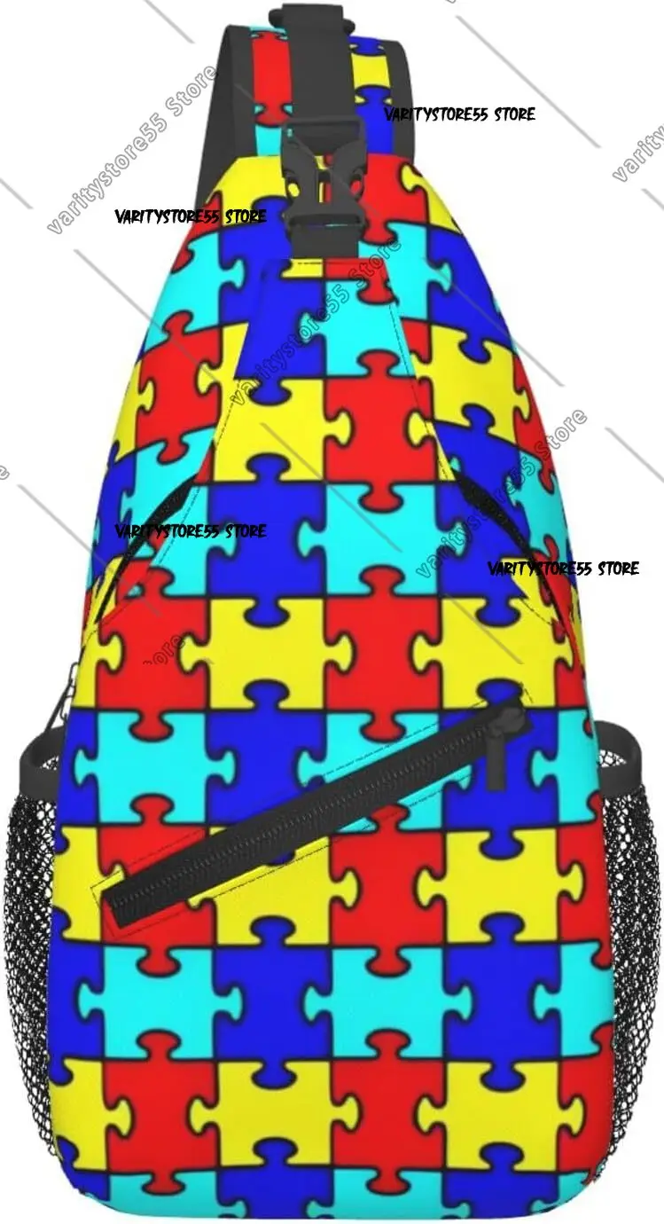 

Сумки для аутизма, нагрудные сумки на слинге для взрослых, регулируемая сумка через плечо, рюкзак с ремешком