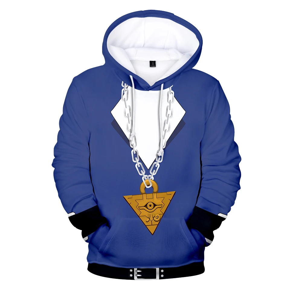 Yugioh Character Uniform Hoodies Men Hooded Sweatshirt Women Casual Hoodie 3D Print Sweatshirt Youth Harajuku Pullover