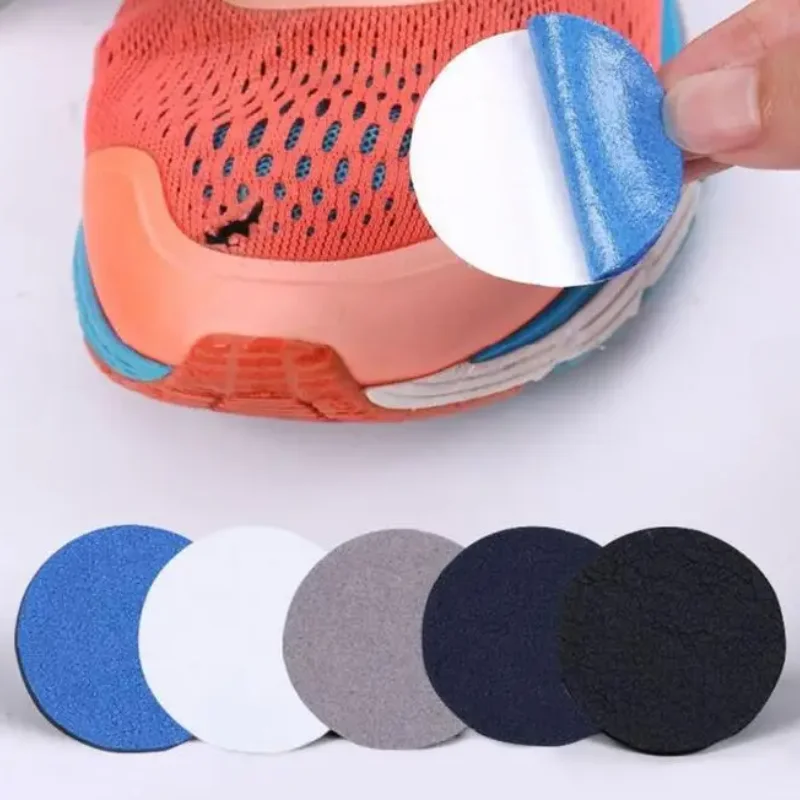 6pcs/set Heel Wear Repair Shoe Patch Stickers Unisex Anti-Wear Heel Foot Care Tools Foot Care Pad Inserts Sneakers Protector