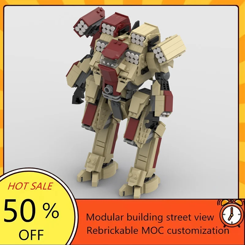 

1017PCS Popular Space War Movie Model MOC Building Bricks Battle Mech Modular Technology Gift Holiday Assemble Children Toy Suit