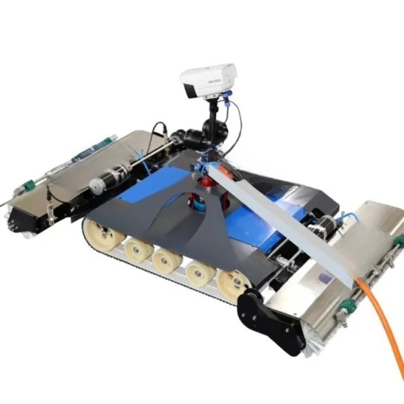 Robot de cepillo de limpieza de módulo de panel solar fotovoltaico automático
