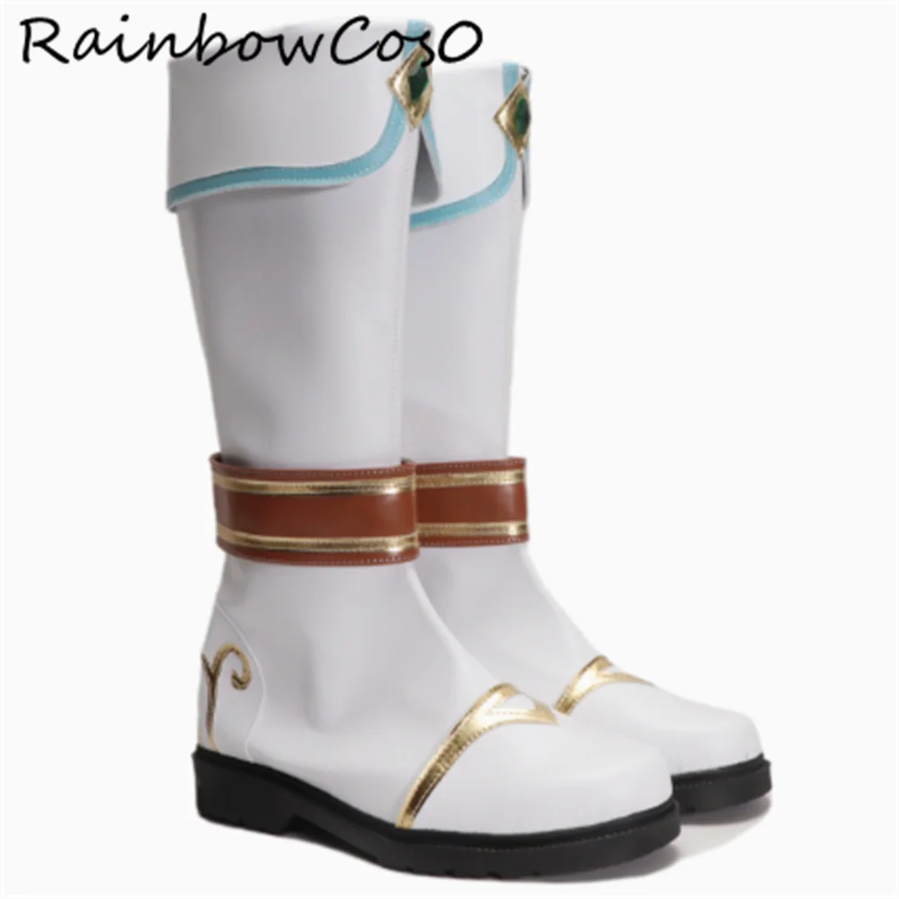 Xiao Genshin Impact Cosplay Schuhe Stiefel Spiel Anime Party Halloween RainbowCos0 W4936