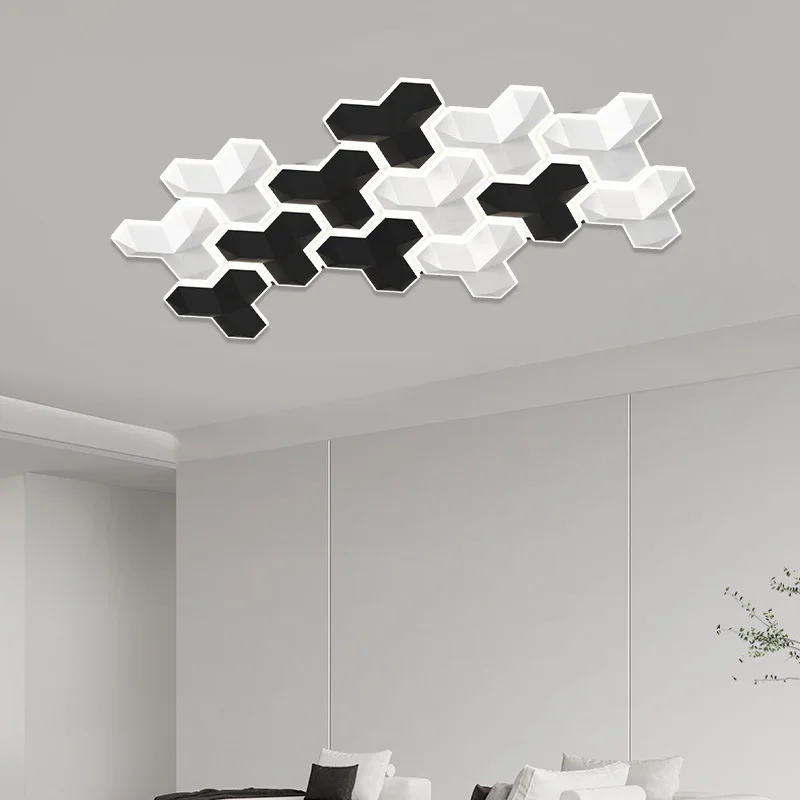 

Living room ceiling light modern simple atmosphere creative dining hanging aisle led full spectrum eye protection room bedroom