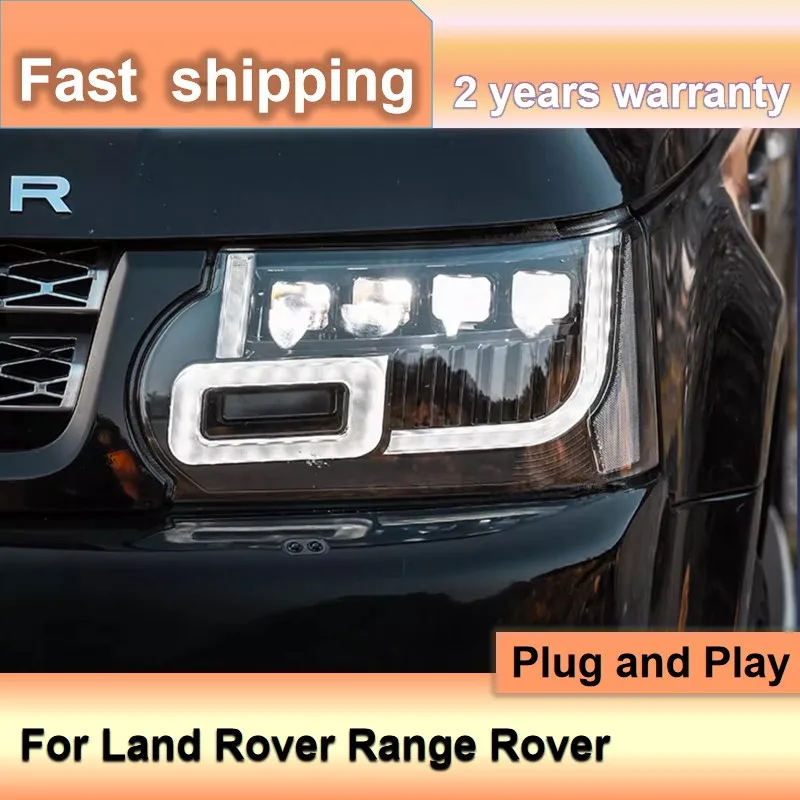 Car Accessories for Land Rover Range Rover Head Light 2010-2013 Range Rover Headlight DRL Turn Signal High Beam Projector Lens