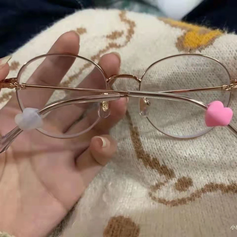 

Heart Eyeglass Temple Tips Sleeve Retainer Silicone Anti-slip Holder Elastic Glasses Ear Hook Mirror Leg Glasses Accessories