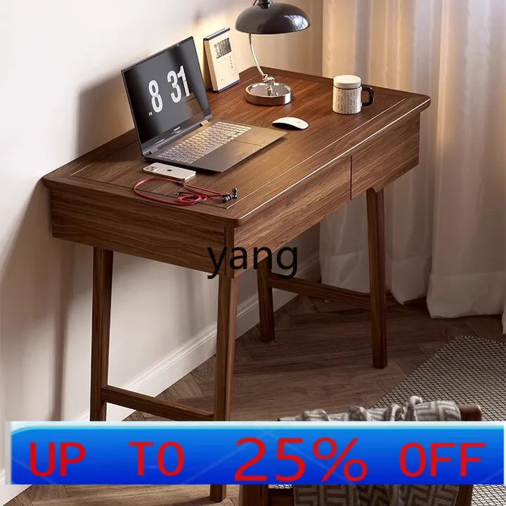 

LH black walnut solid wood dressing mirror dressing table master bedroom dressing table