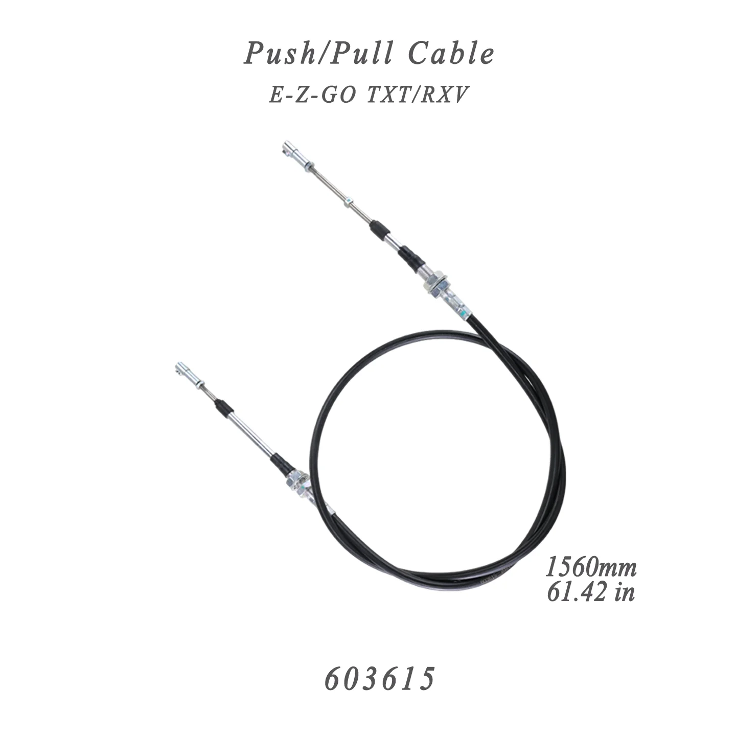Golf cart EZGO RXV TXT 2008-Up Gas Forward Reverse Shift Cable FNR Shifter Cable OEM 603615