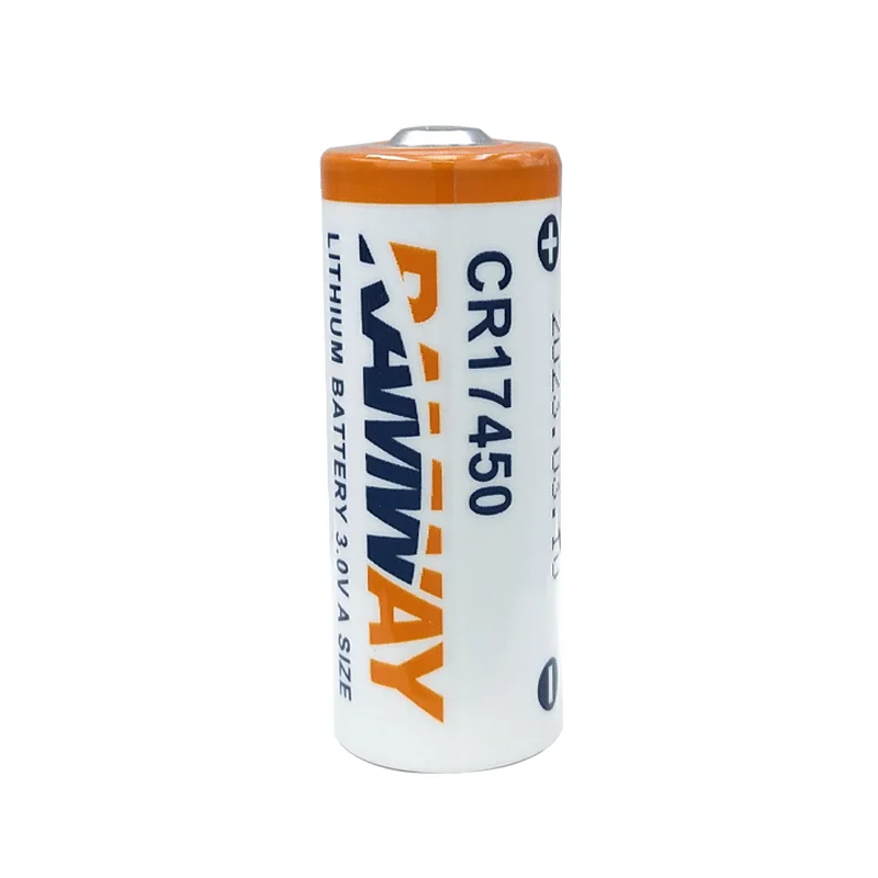 CR17450 3V 2000mAh primary lithium battery for smart water meter, fire and smoke alarm, PLC industrial control equipment