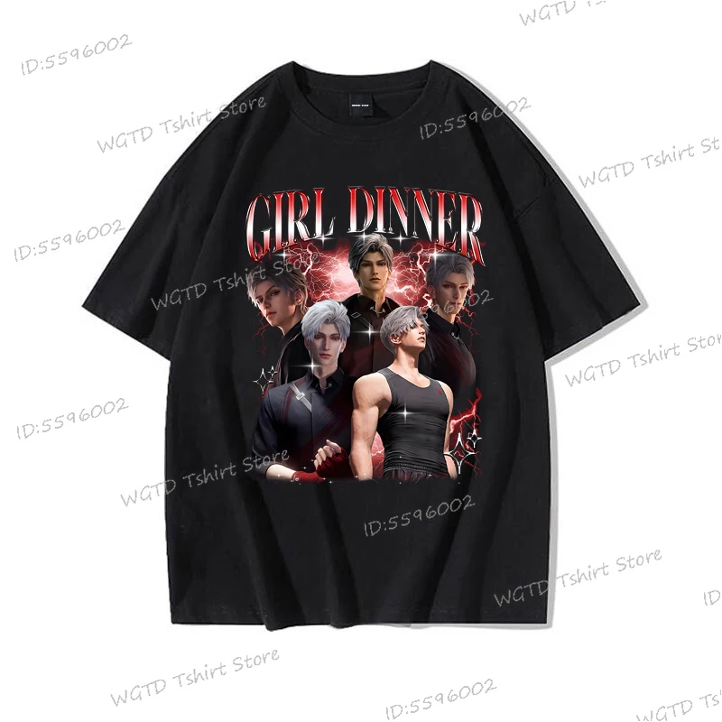 Sylus Love and Deepspace Cotton T-shirt Funny Gift for Girls Fashion Casual Tshirts for Men Women High Quality Streetwear Tops view 3