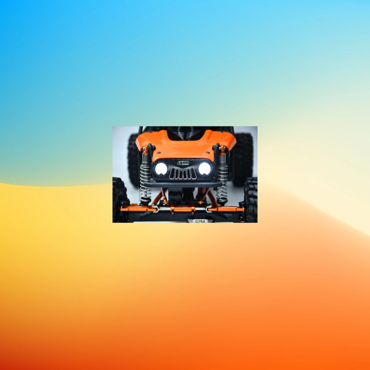 

GPM 7075 Alloy Front Bumper With White Light For VANQUISH 1/10 H10 OPtic