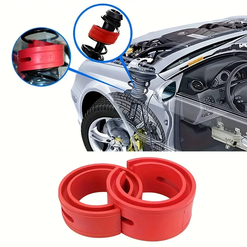 Universal Car Shock Absorber Cushion, Auto-Buffers A/B Type Spring Bumper Suspension Buffer, 1 PCS Accessory for All Car Series