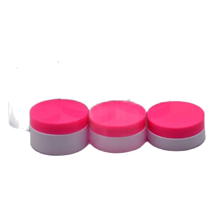 20 Stuks Huidverzorging Plastic Container Lege Pot Blauw 50G 80G 100G 200G 250G Rood Deksel Wit Navulbare Fles Cosmetische Crème Potten