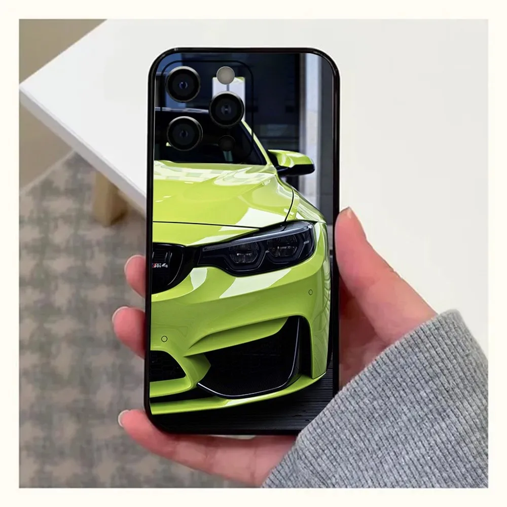 Blue Red Car COOL B-Bmwes Phone Case For Apple iPhone 15,14,13,12,11,Pro,X,XS,Max,XR,Plus,Mini Soft Black Cover