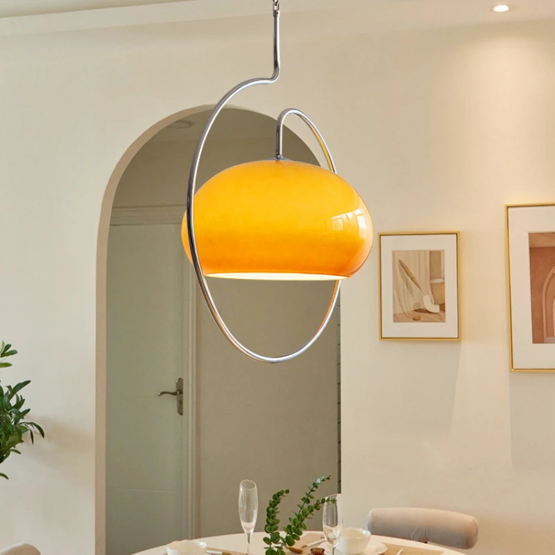 

Bauhaus Cream Pendant Light Medieval Creative Bedroom hanging Ligh Children's Room Living Room Design Decoration Pendant Light