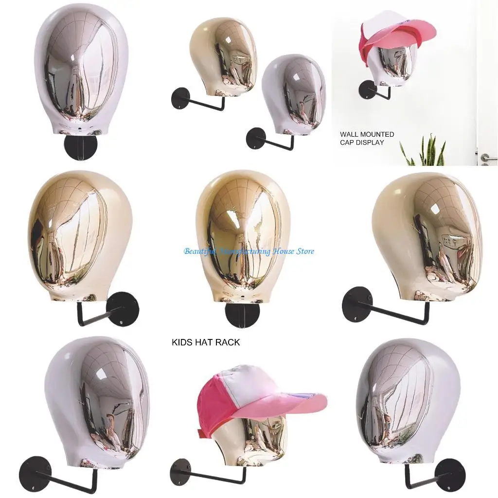 

E56A Wall Mounted Hat Organizers Portable Accessory for Kids Multiple Hat Storage Solution Accessory for Family Homes