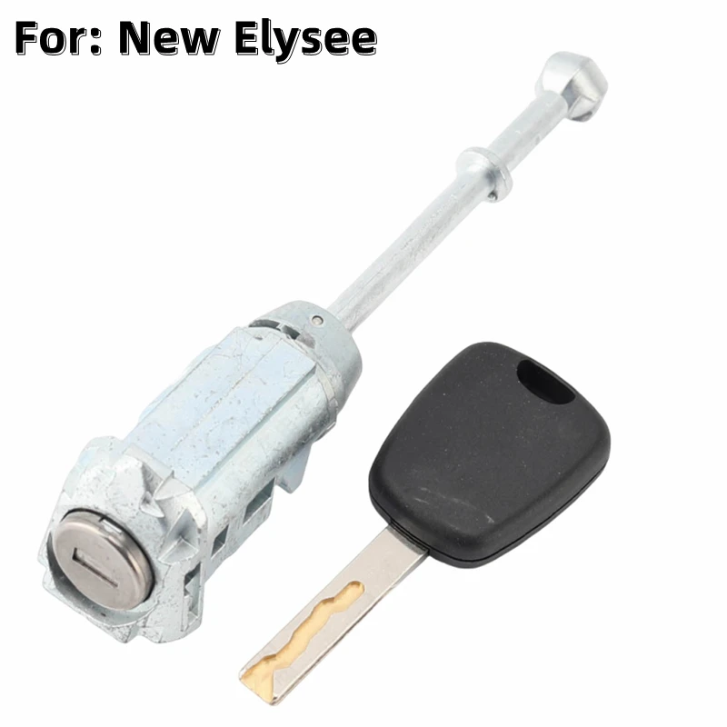 

XIEAILI OEM Left Door lock Cylinder Auto Door Lock Cylinder For Citroen New Elysee With 1Pcs Key