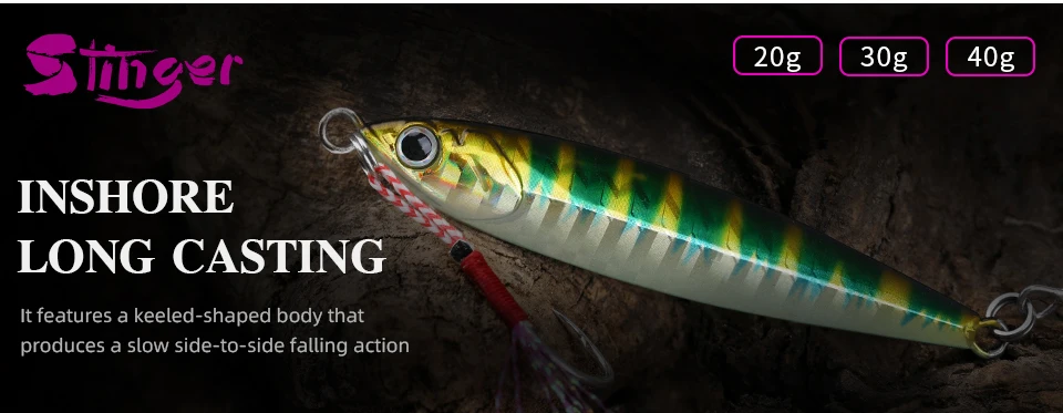 TSURINOYA Metall VIB Harter Angelköder ARES-A Sinkendes Wasser Eis Jig Köder Wobbler 5g 7g 10g 15g Winter Vibration Jigging Swimbait – Detail 3
