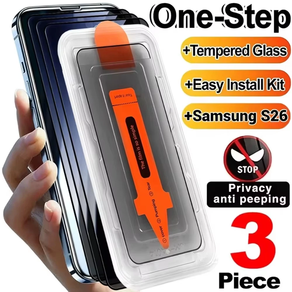 

Простая установка защитной пленки для экрана без пыли для iPhone 17 Pro Max 17 Air 16 15 11 12 13 14 Plus XS 16e Oleophobic Glass