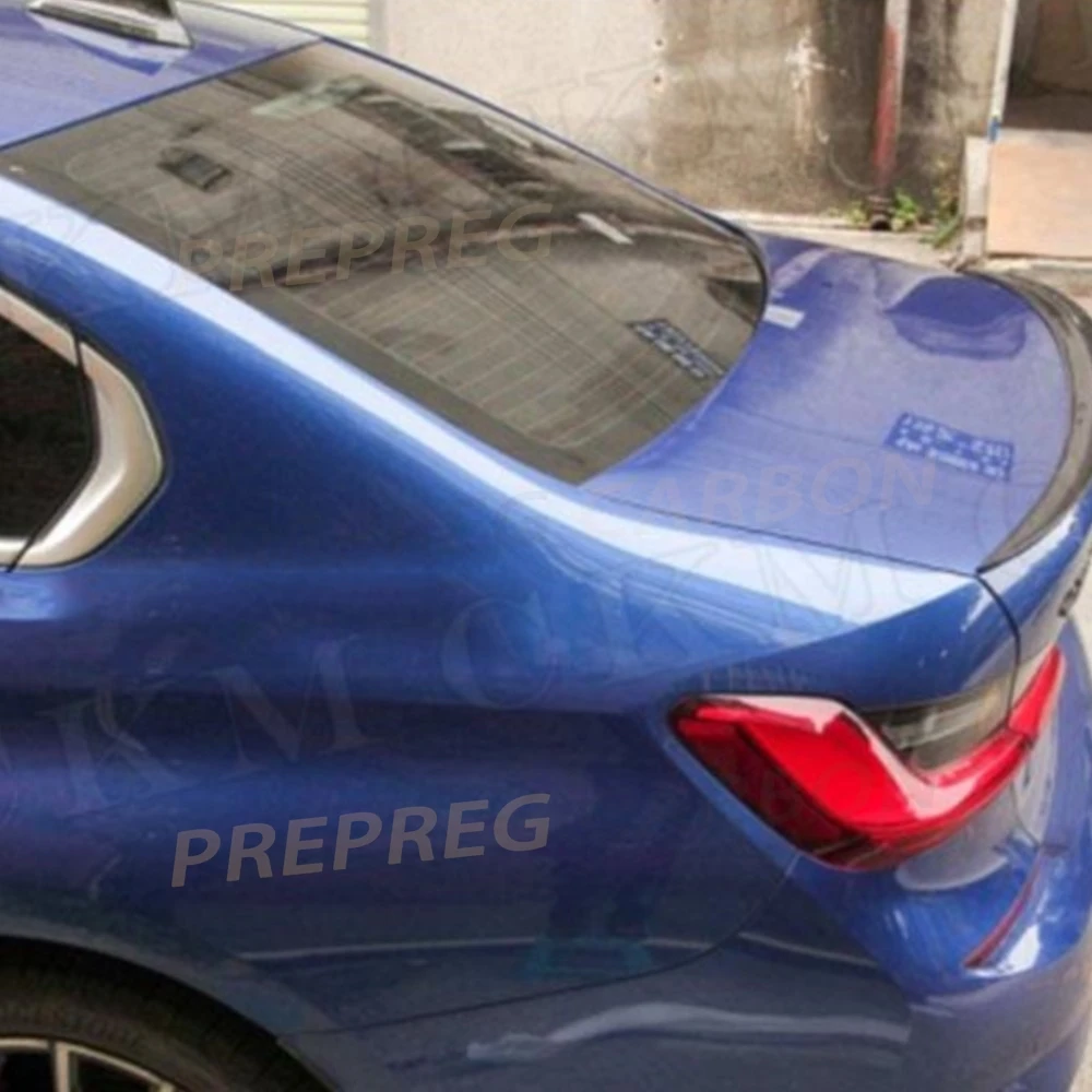 

Carbon Fiber For BMW 3 Series G20 G80 M3 320i 325i 330i M340i 2019-2022 Rear Wing Spoiler Body Kits Rear Trunk Lip Spoiler