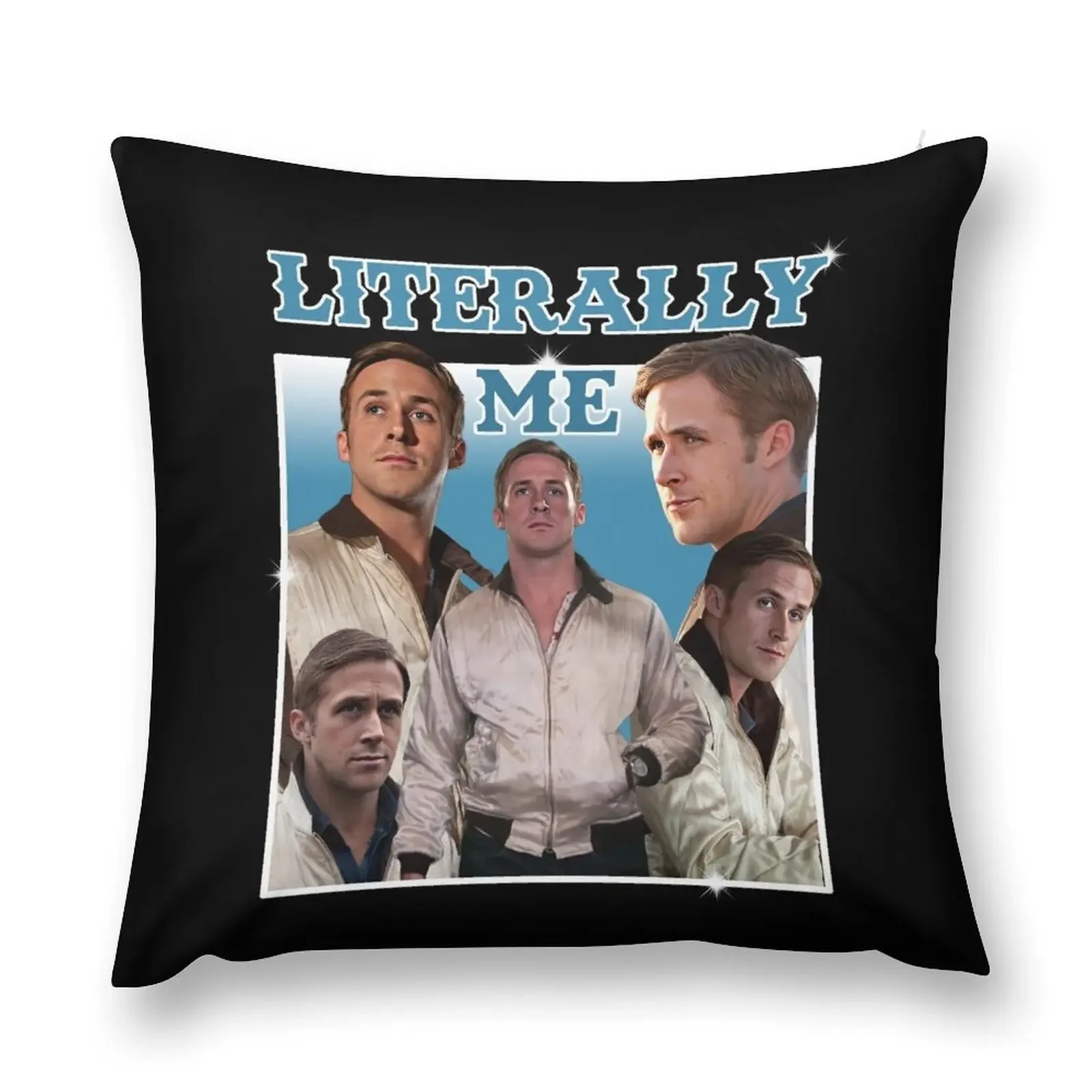 Literally Me (Ryan Gosling) Throw Pillow Throw Pillow Covers anime girl pillow