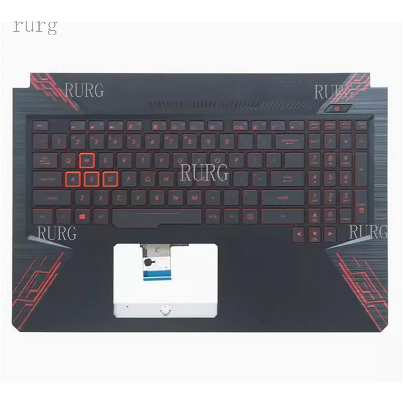 R+  For ASUS FX80 ZX80 FX504 Portable Computer Palmrest Upper Case C Shell Protective Cover with Keyboard