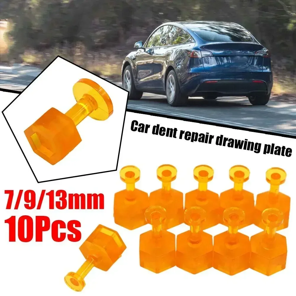 10 Pcs Film Dent Removal Tools Pdr Car Dent Repair Car Seamless Repair Body Shaping Car Body Paint-Free Dent Repair Film