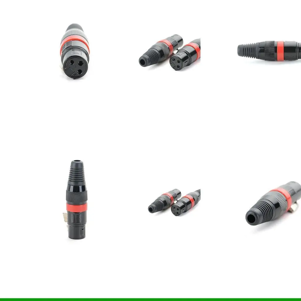 U55C XLR 3Pin Female Microphones Plugs for Professional Sound and Lighting Gear
