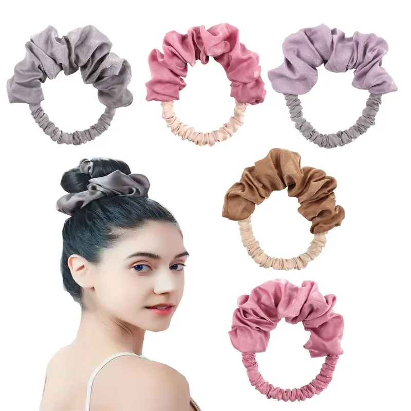 3PCS Satin Heatless Curling Rod Soft Overnight Curling Rod Headband for Long Hair, Lazy Traceless Bundle DIY Hairstyling Tools