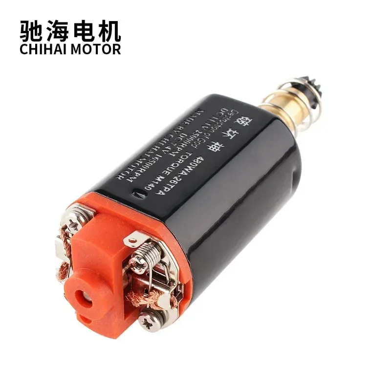 Chihai Motor CHF-480WA-26TPA Nd-Fe-B Long-axis High Torque Custom Motor For No.2 Gearbox Modification Upgrade Water Gel Blaster