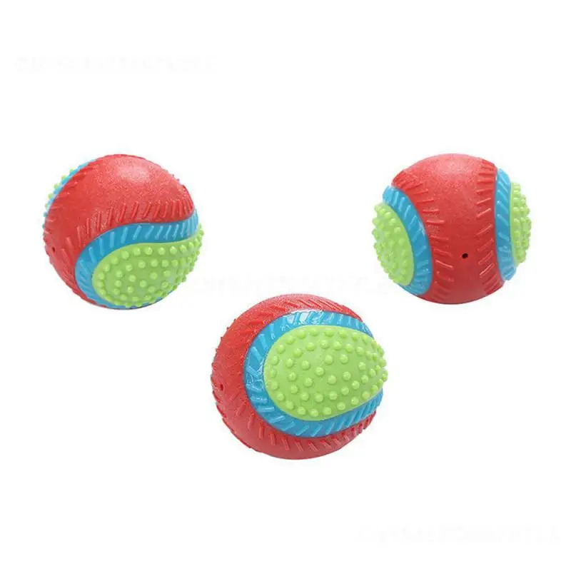 Dog Toy Prevent Destruction Indestructible Elastic Ball For Pets Elastic Ball Chew-proof Rubber Ball Improved Durability Tough