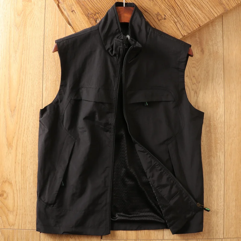 American functional multi bag vest, spring and autumn quick drying vest