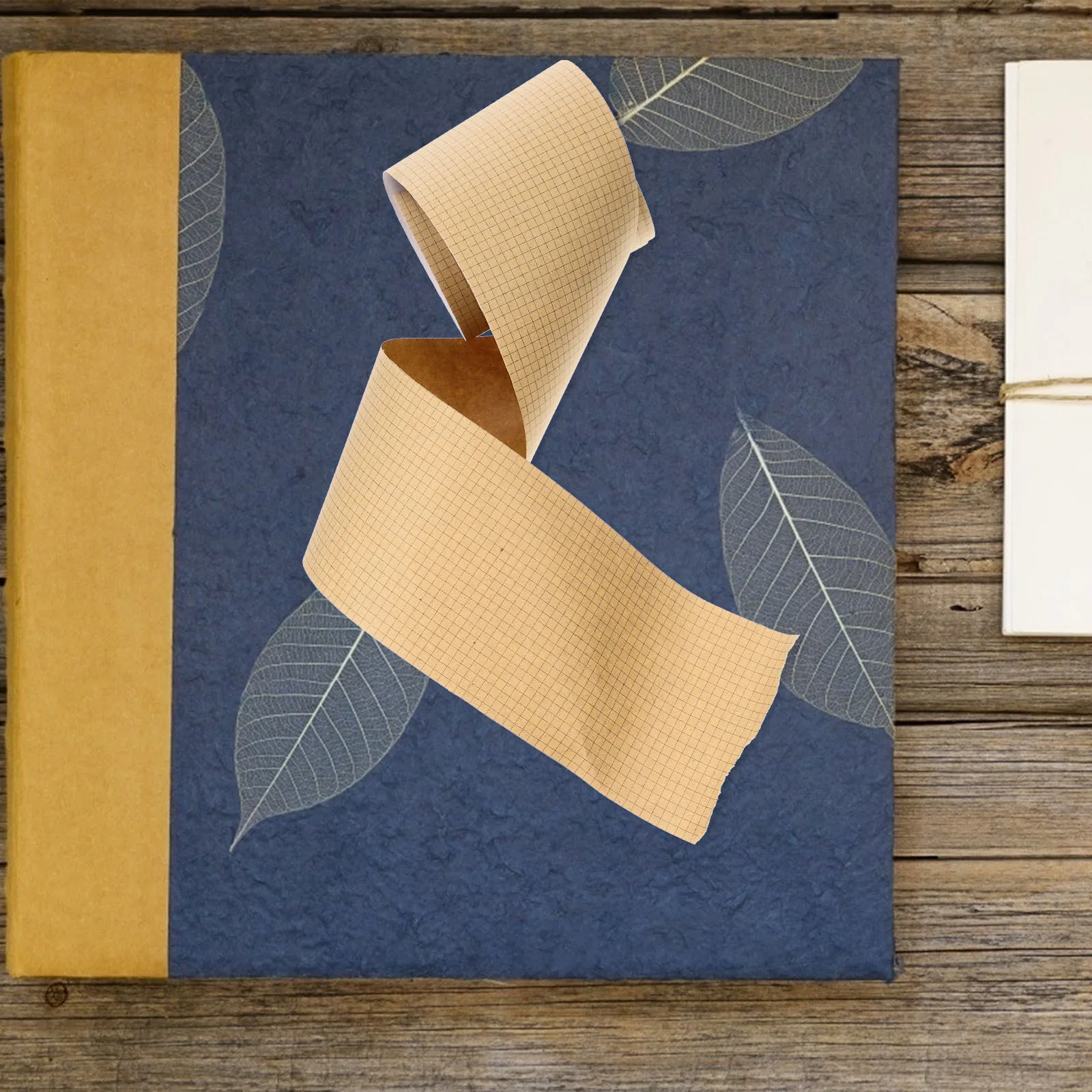 

2 Rolls Vintage Kraft Paper Tape Decorative Washi Tapes for Scrapbooking DIY Crafts Planner Supplies Hand Account