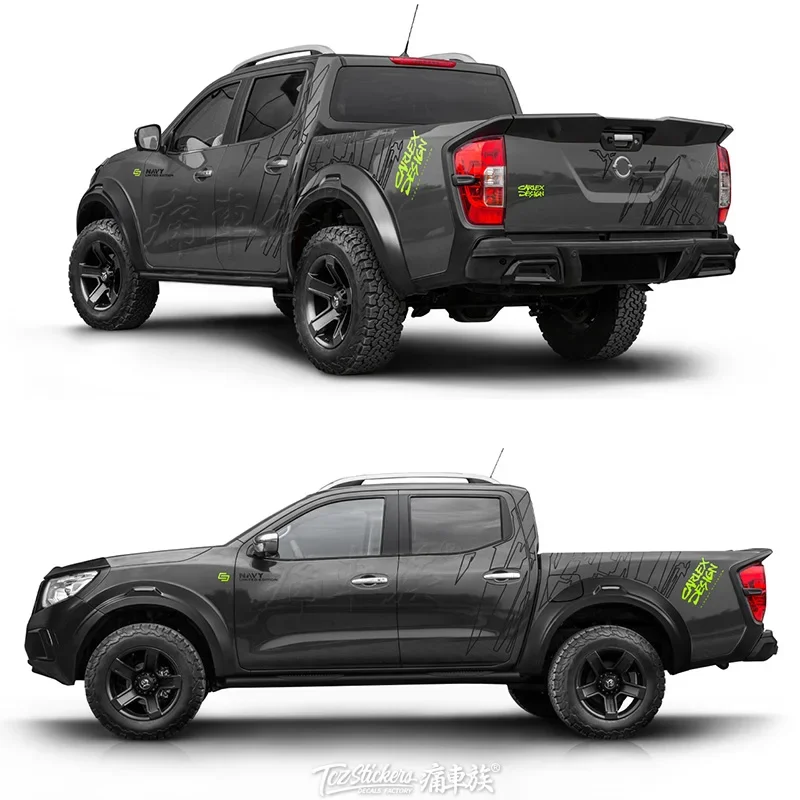 FOR Nissan Navara Hilux body exterior decoration pickup truck personality modification Decal film