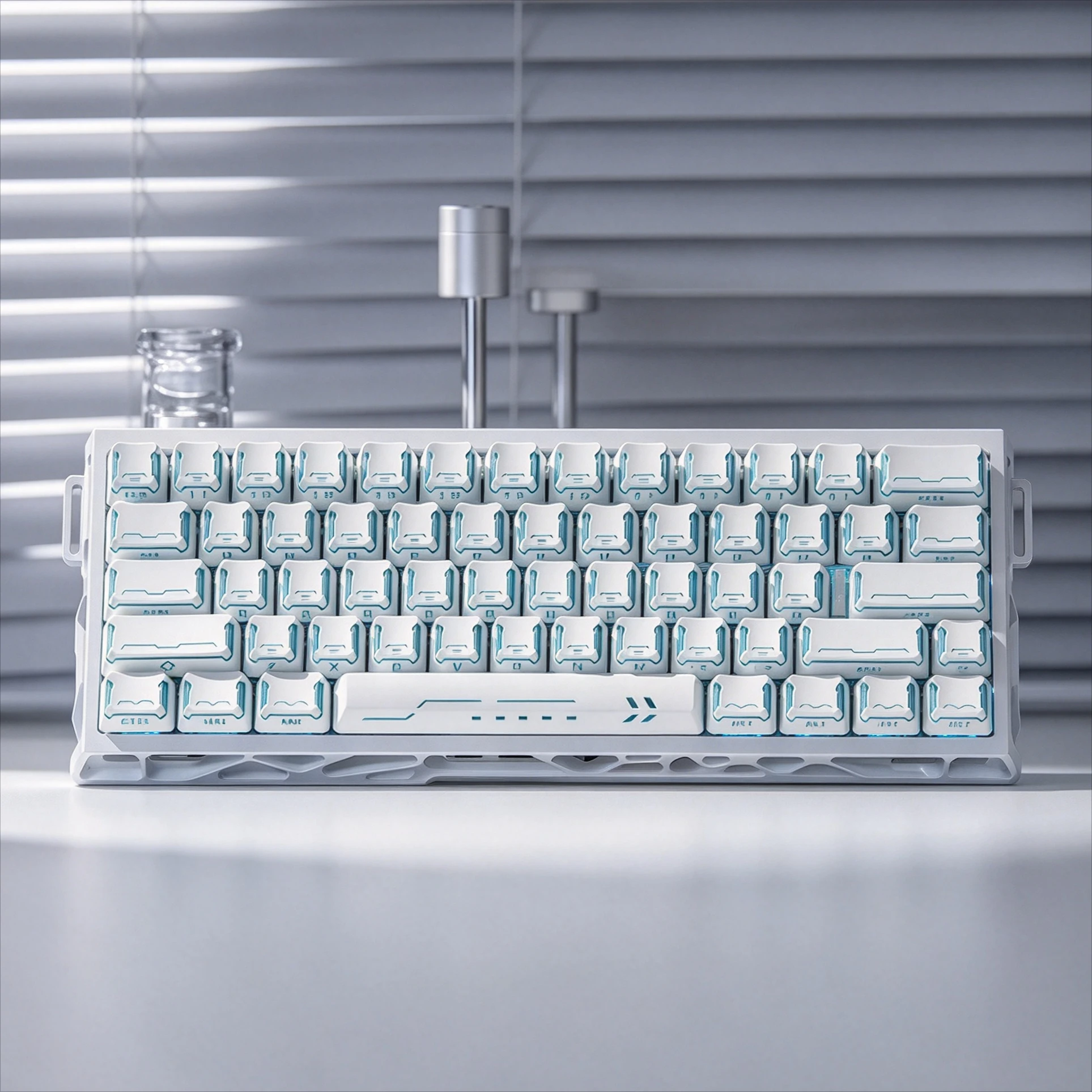 Mecha Style Backlit Keycaps 136-key Cherry Profile PC+PBT Sublimated Keycap Set for MX Switch Gaming Mechanical Keyboards Gift