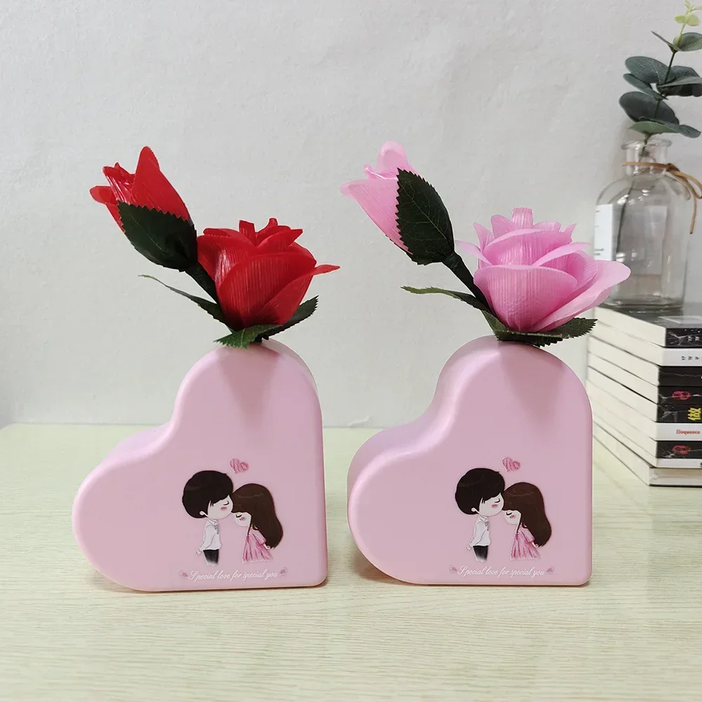 جديد للتخصيص الحب زهرة الورد Led التعريفي صور ليلة ضوء غرفة نوم ضوء الصينية هدية عيد الحب هدية الإبداعية #4