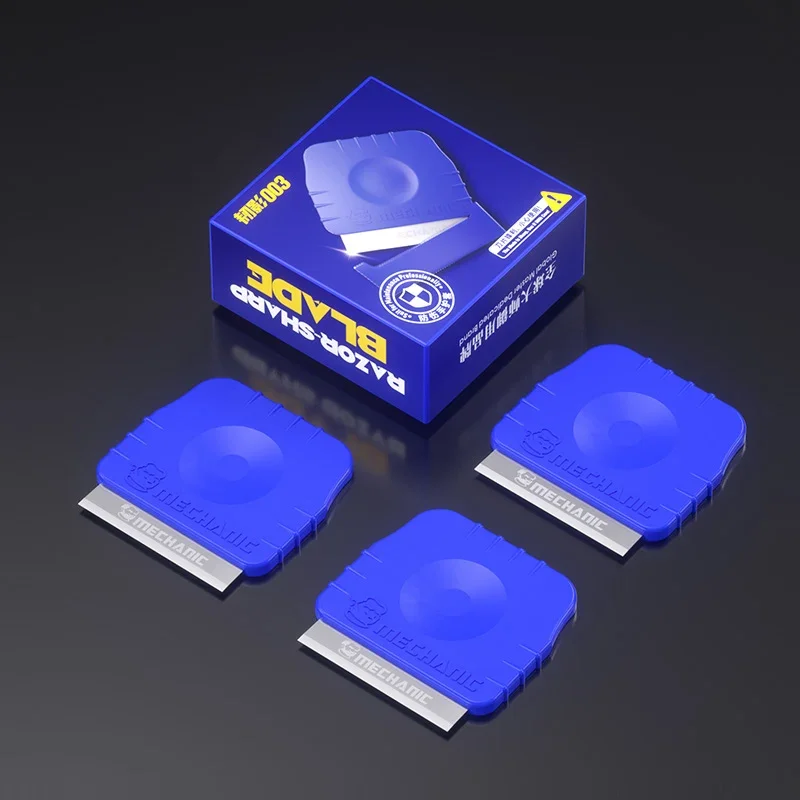 Mechanic 3PCS Renying 003 Razor-Sharp Hard Blade Multifunctioal Mobile Phone CPU IC Cleaning Degumming Disassemble Knives
