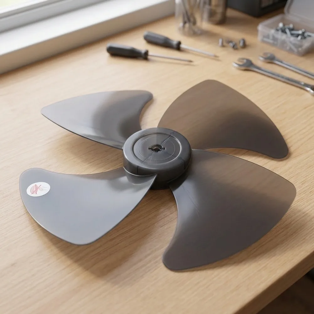 Floor Fan Propeller Electric Fan Flabellum For Summer Cooling Fan 400mm Diameter 8mm Inner Hole High Resilience Plastic